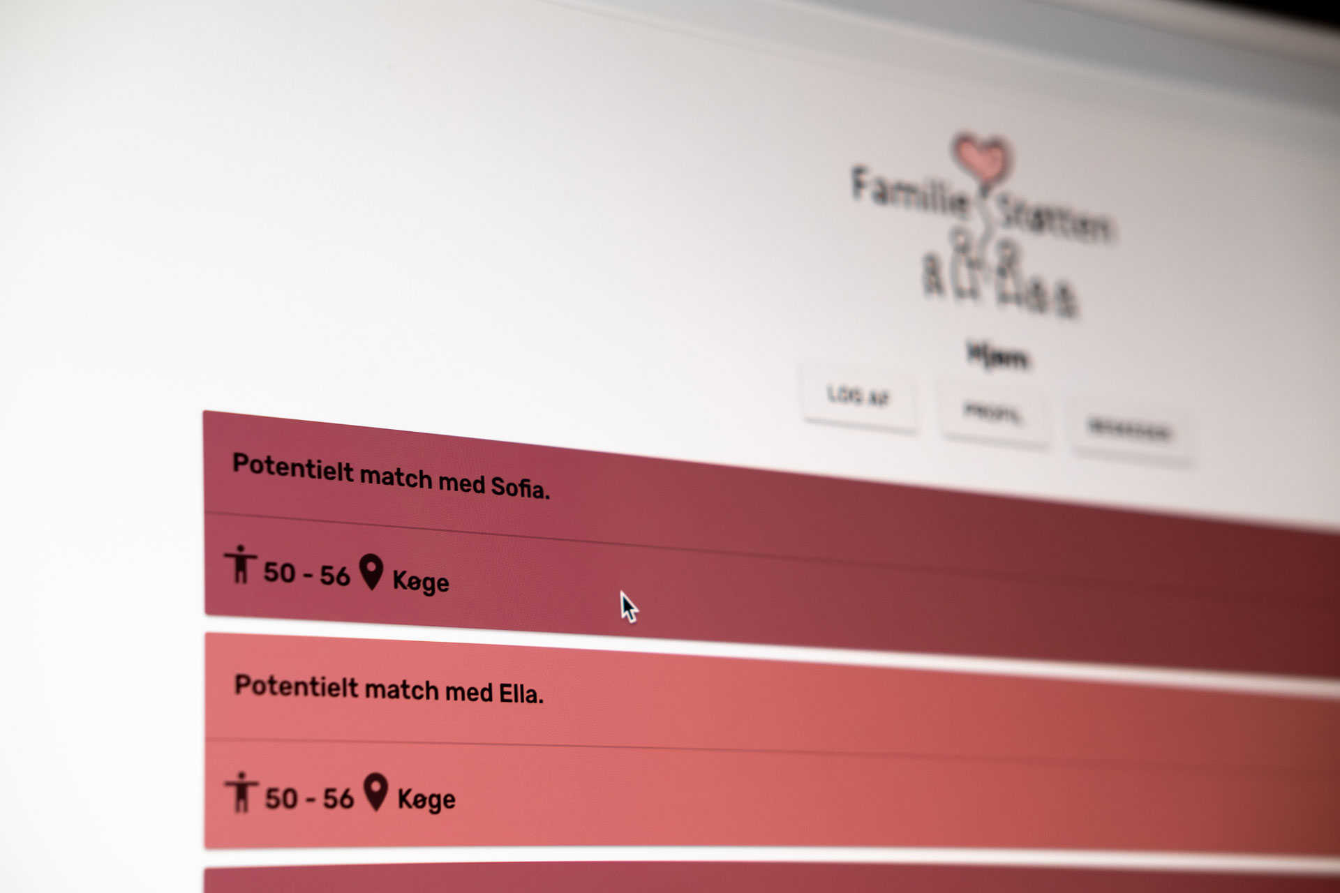 Case Familiestøtten matchsystem